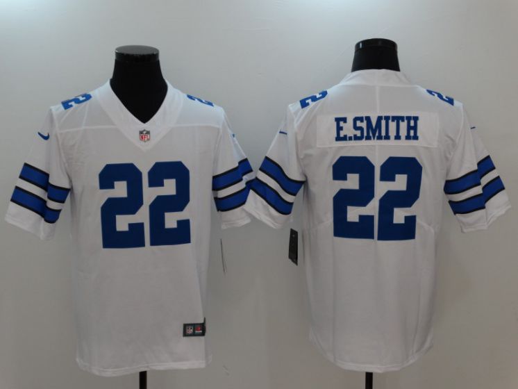 Men Dallas Cowboys #22 E.Smith White Nike Vapor Untouchable Limited NFL Jerseys->dallas cowboys->NFL Jersey